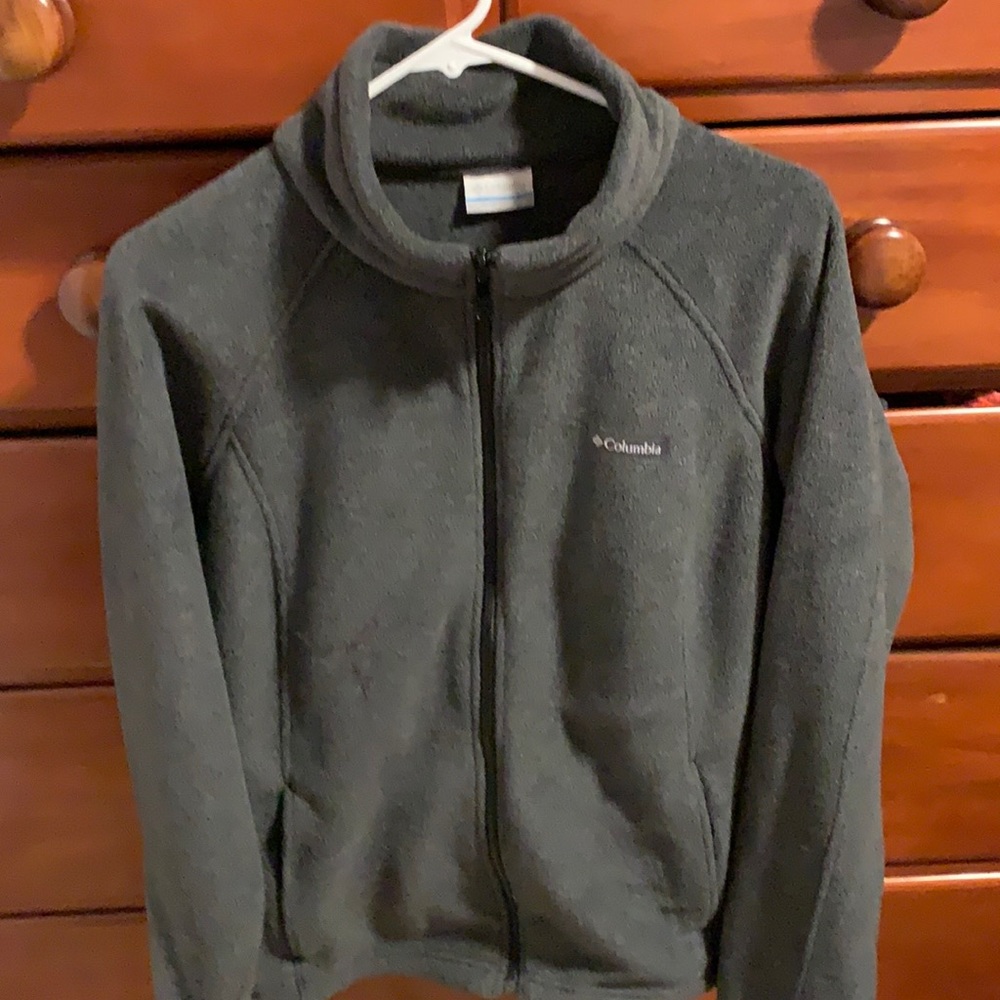 Fleece dark grey Columbia jacket